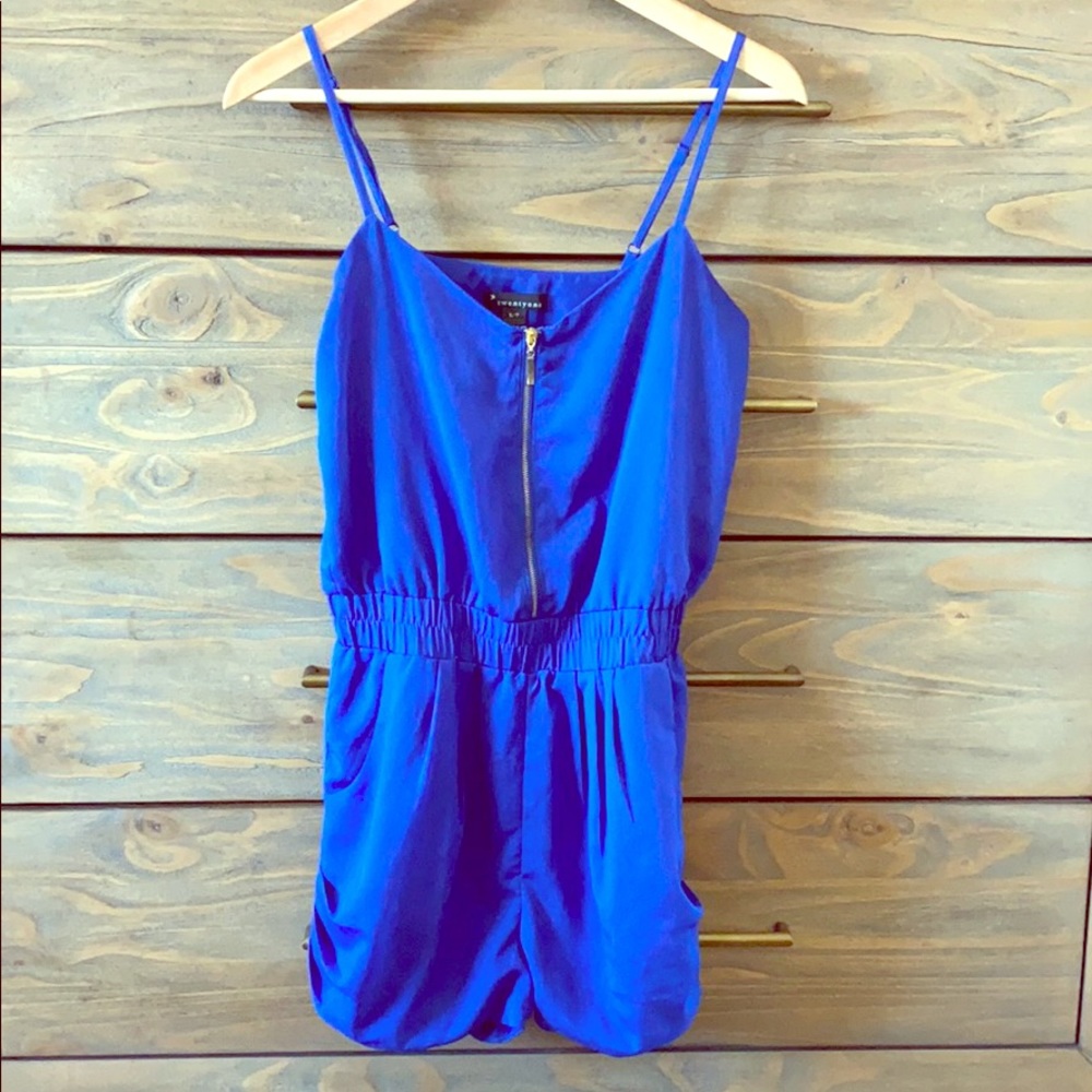 Forever 21 Blue Romper